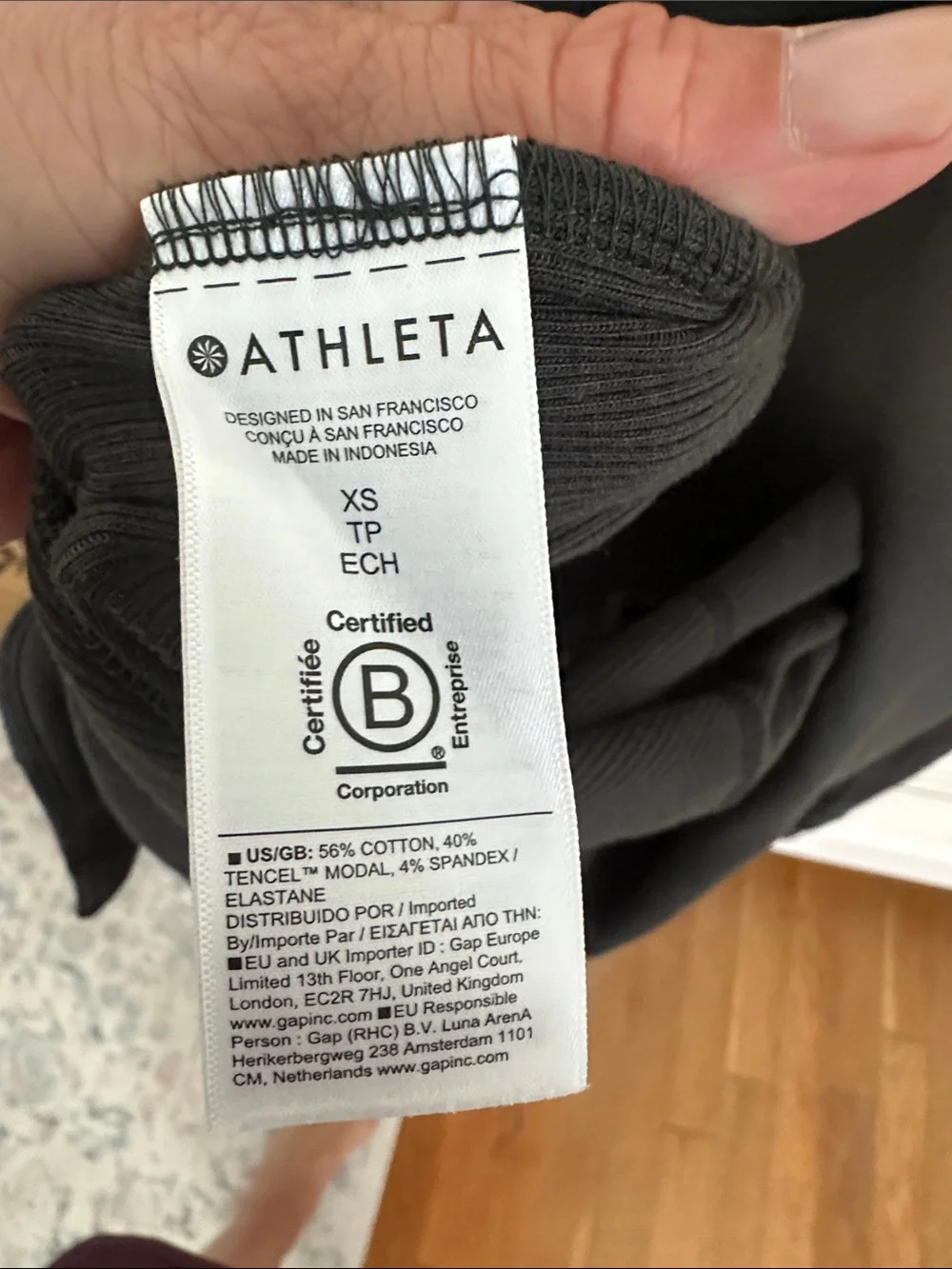 BNWT Athleta Women's Deep Forest Green Draped Open-Front Cardigan